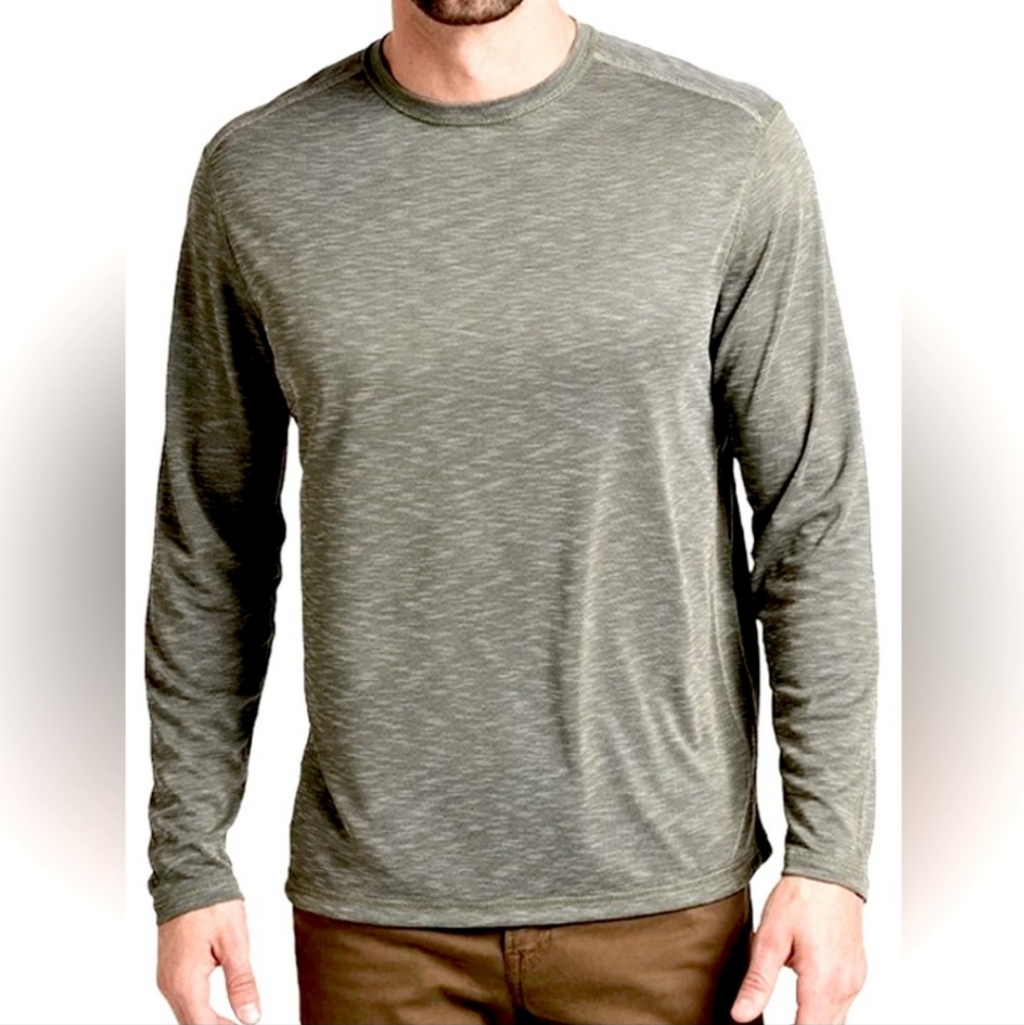 Tommy Bahama Island Zone Reversible Long Sleeve Crew Neck Topnwot